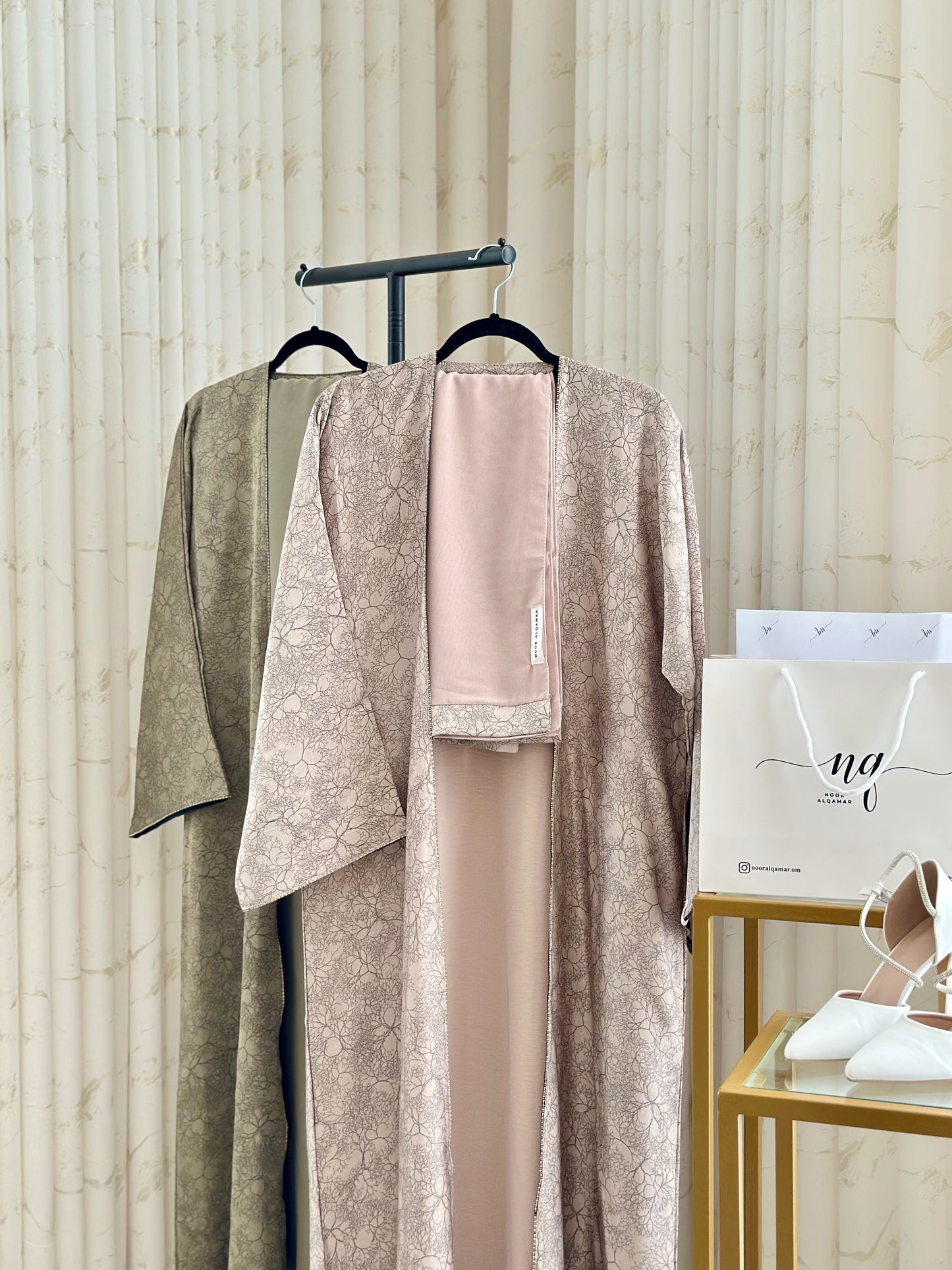 Desert Rose Abaya Set - NQ04